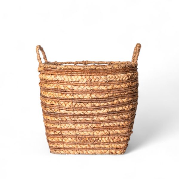 Canasta Vonne fibra natural l 40x46cm