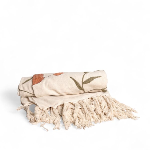 Manta Nadrin beige 130x170cm - Imagen 3