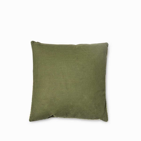 Cojín Elezar verde 45x45cm - Imagen 2