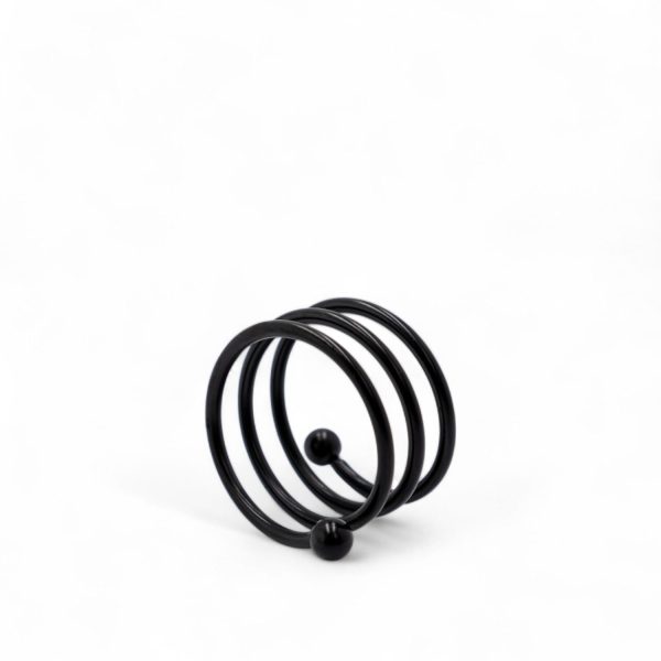 Servilletero espiral negro - Imagen 3