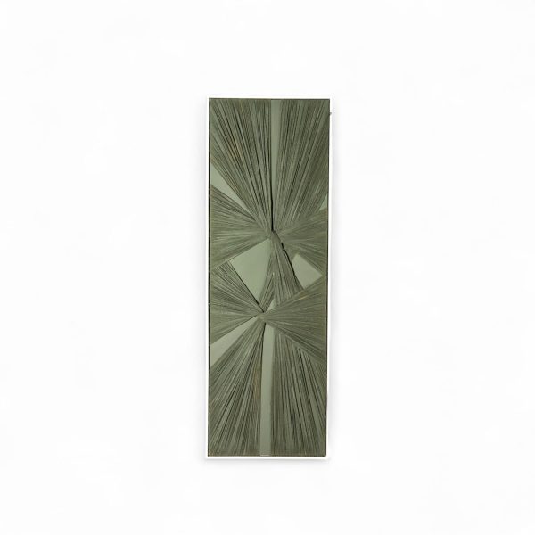 Cuadro nudos verde 153x53