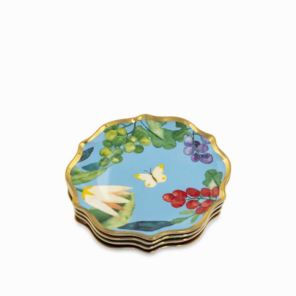 Plato mediano Frutal 20cm setx4 - Imagen 2