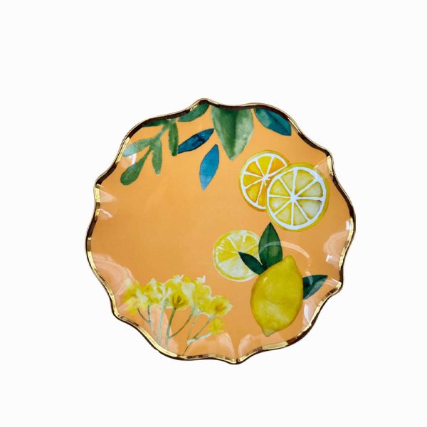 Plato mediano Frutal 20cm setx4 - Imagen 3