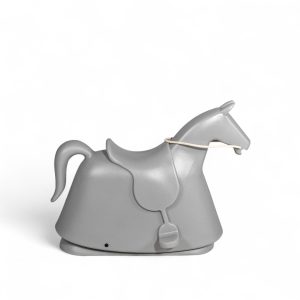 Silla niños caballo gris