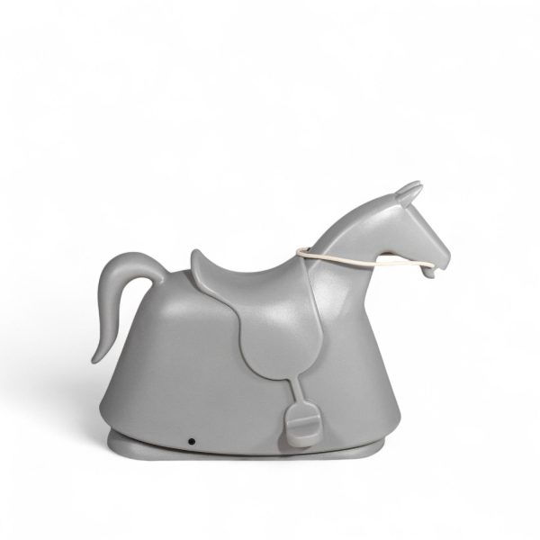 Silla niños caballo gris