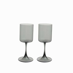 Copa vino gris 445ml setx2