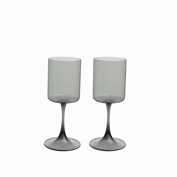 Copa vino gris 445ml setx2