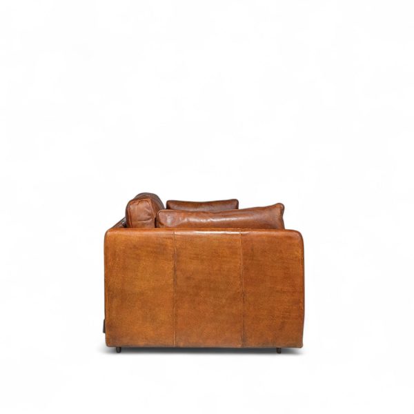 Sofa milo cuero miel 78x201x91 - Imagen 3