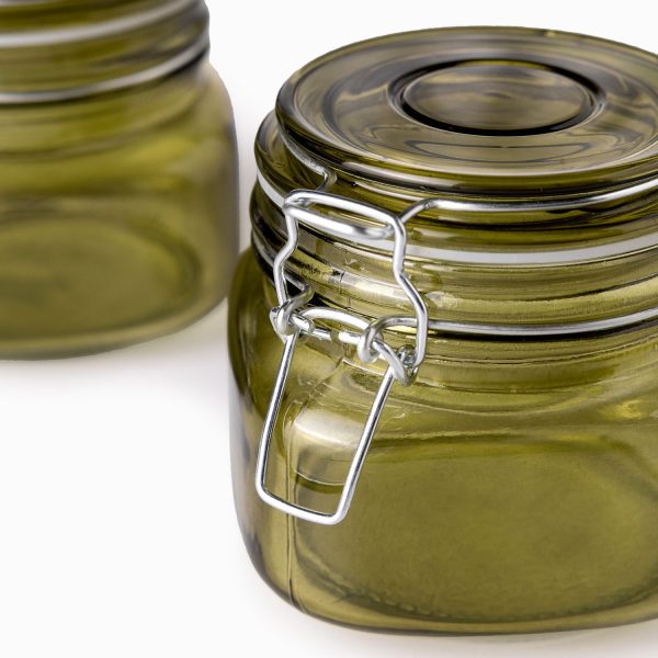 Recipiente redondo verde 400 ml setx2 - Imagen 2