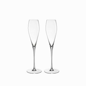Copa champaña tulipán en cristal 200ml setx2