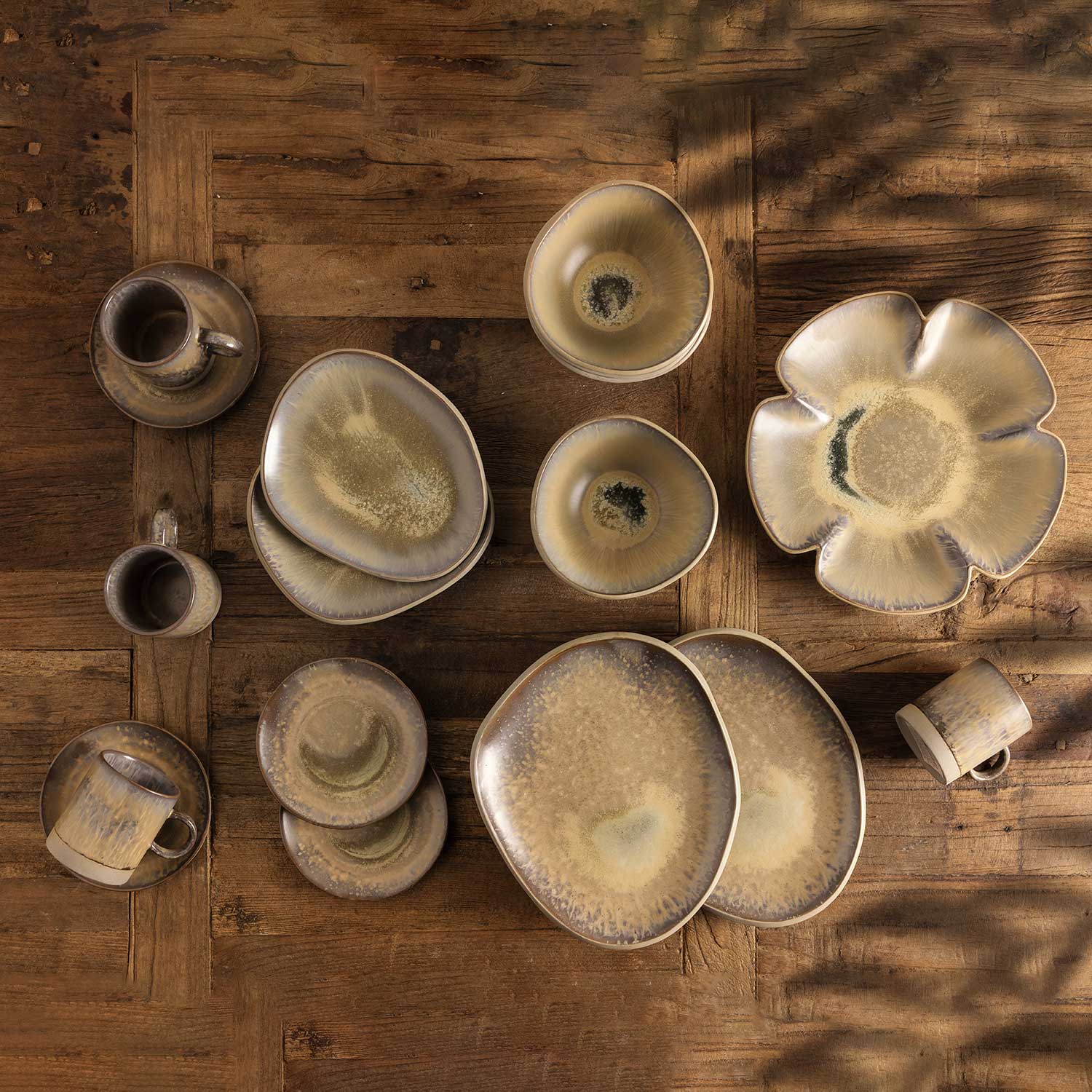 Pocillo y plato oasis 200ml setx4 - Imagen 4