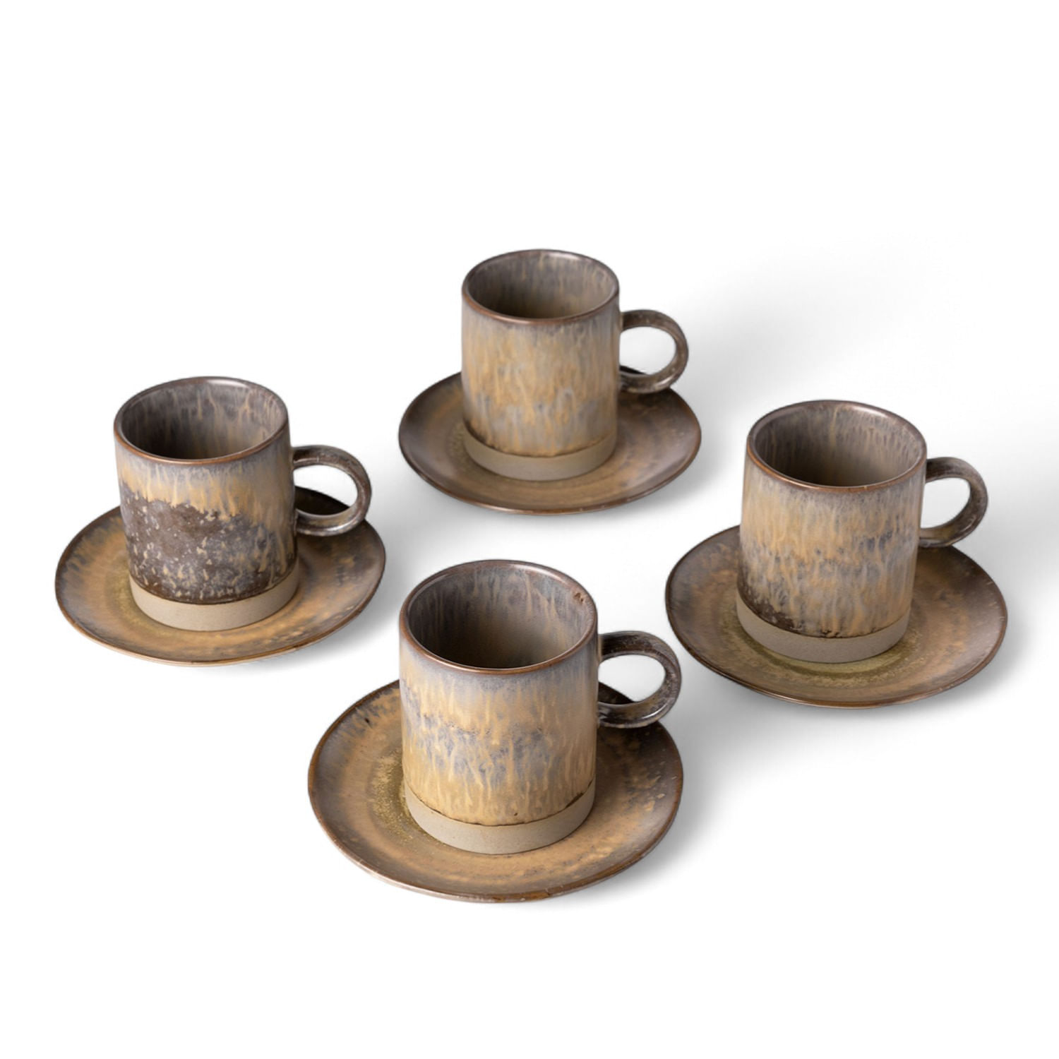 Pocillo y plato oasis 200ml setx4 - Imagen 5