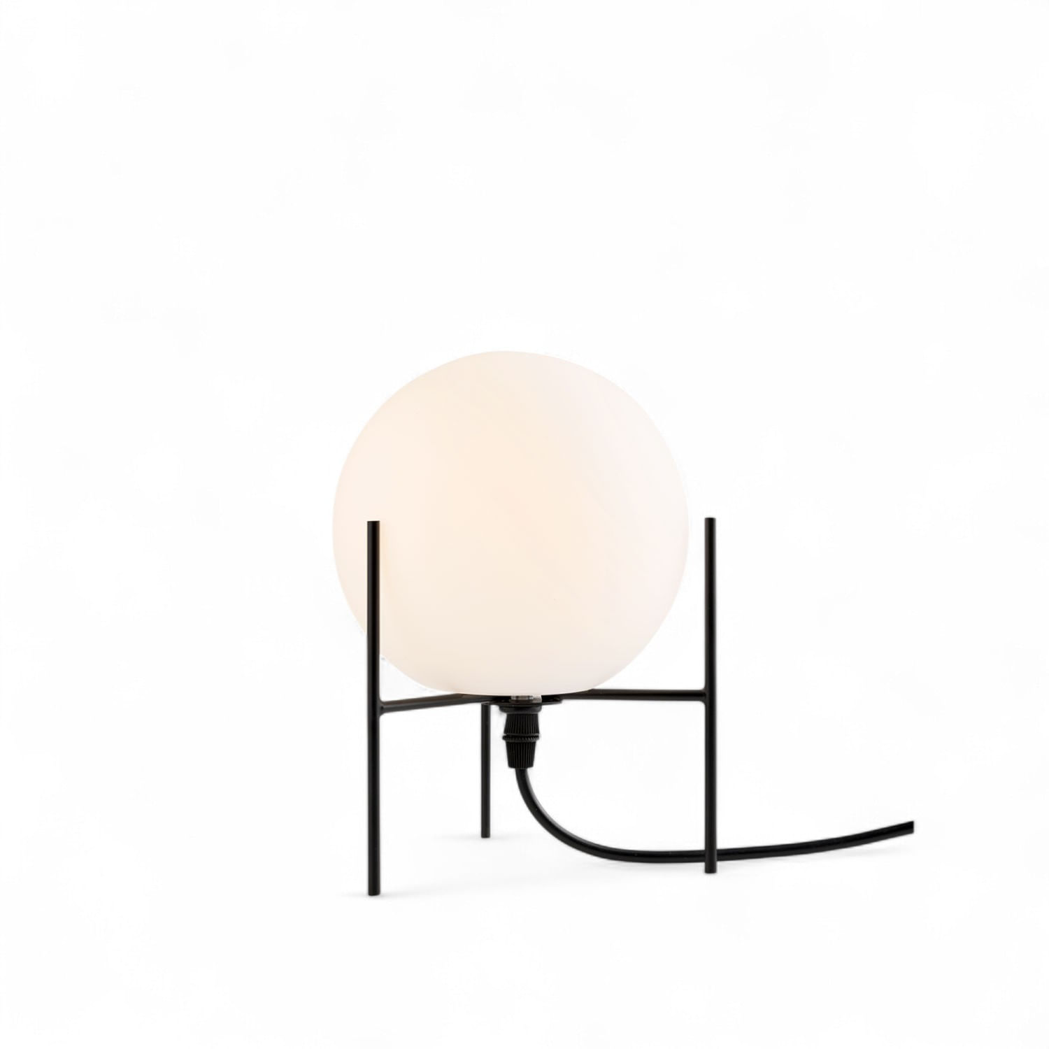 Lámpara lunar base negra - Imagen 2