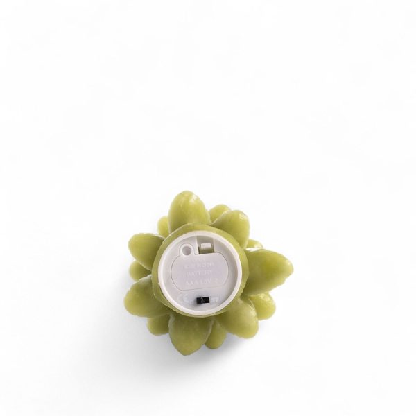 Vela led árbol navidad verde 16cm - Imagen 3