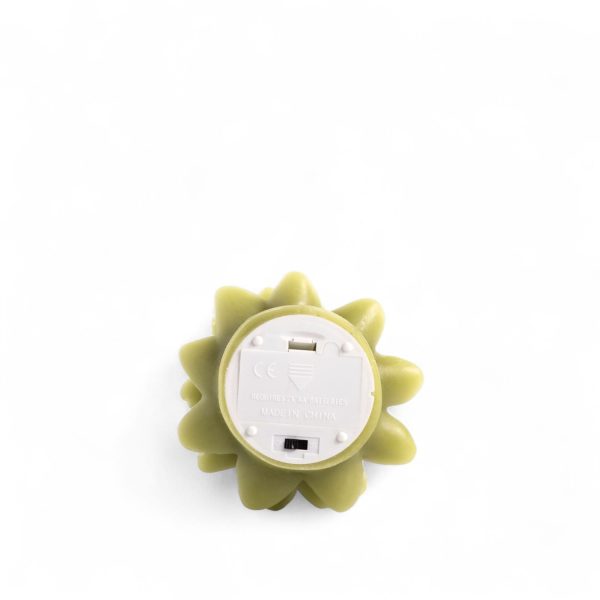 Vela led árbol navidad verde 20cm - Imagen 3
