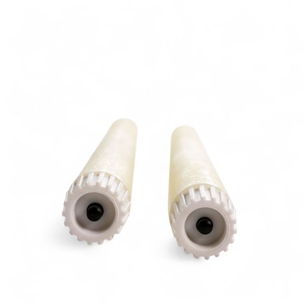 Velas led largas marfil 26cm set x2 - Imagen 4