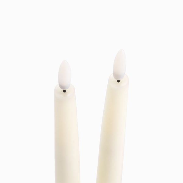 Velas led largas 22cm set x2 - Imagen 3