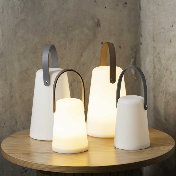 Farol led manija taupe 20cm - Imagen 2