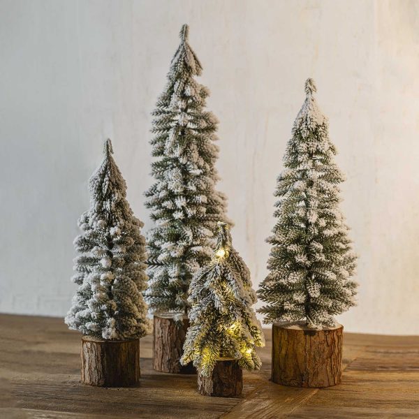 Pino nieve led 20cm - Imagen 2