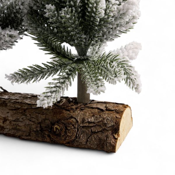 Pinos nieve base tronco 35x42cm - Imagen 5