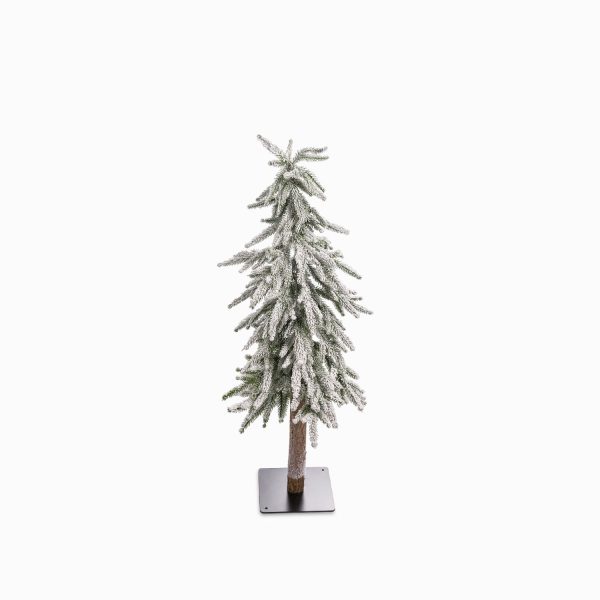 Pino nieve base metal 93cm