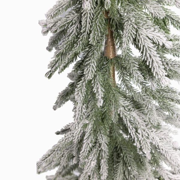 Pino nieve base metal 120cm - Imagen 3