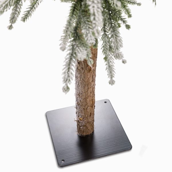 Pino nieve base metal 120cm - Imagen 4