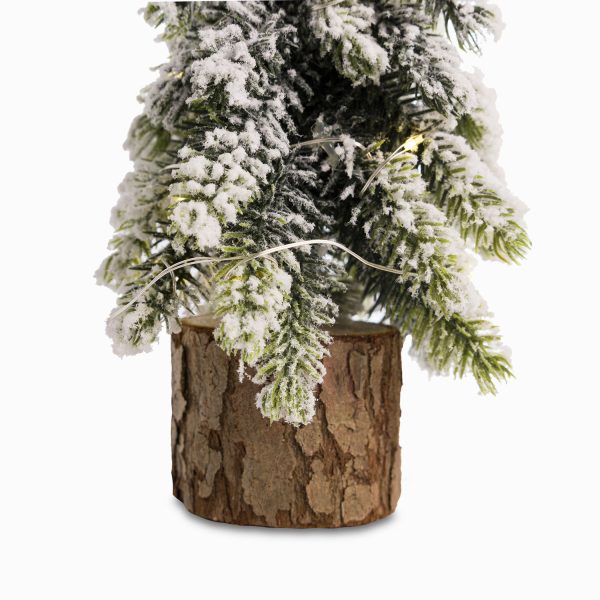 Pino nieve led 20cm - Imagen 6