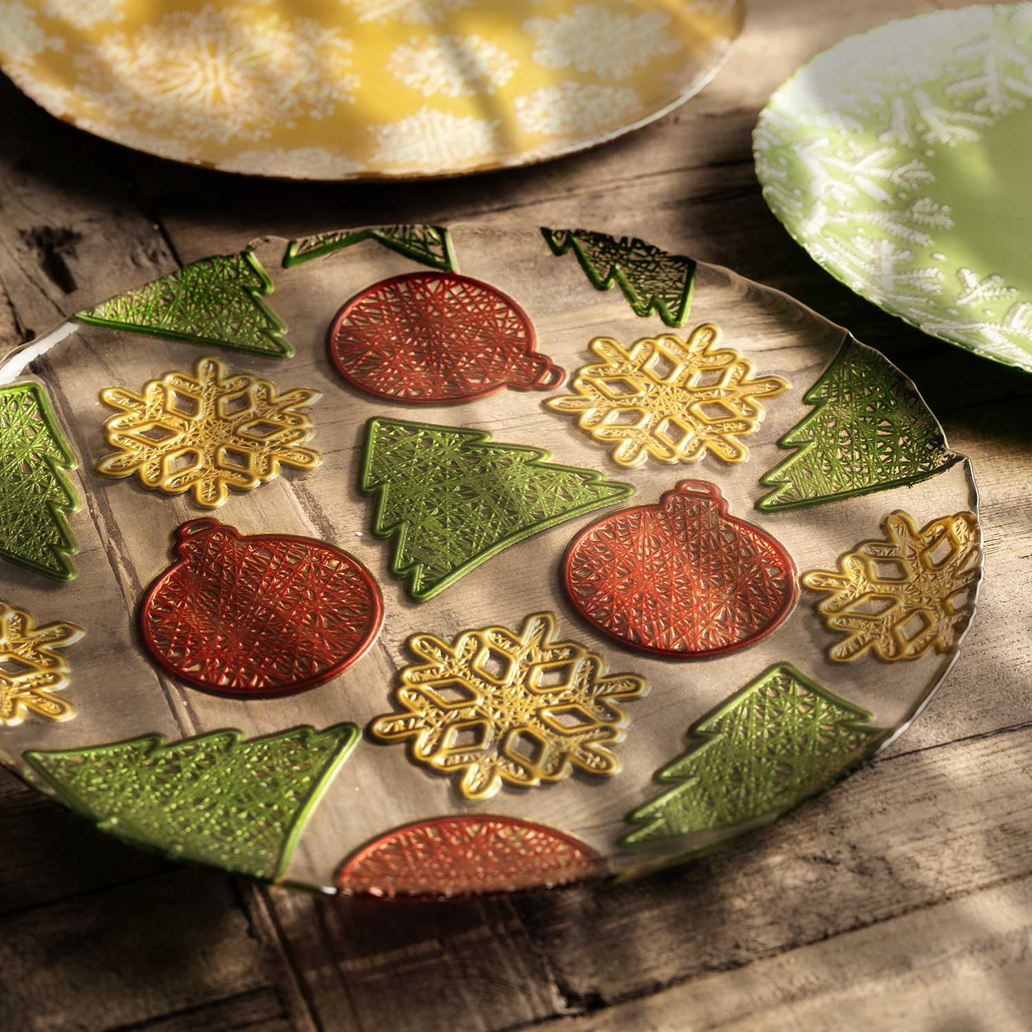 Plato base christmas 34cm - Imagen 4