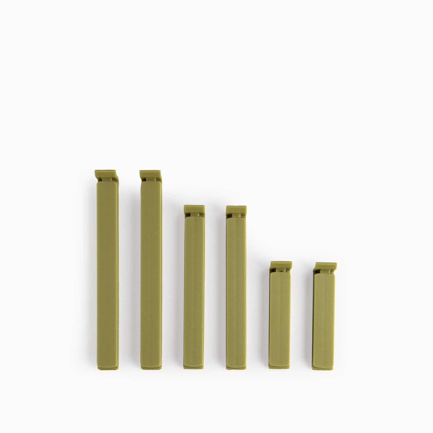 Clips para bolsas verde set x6 - Imagen 4