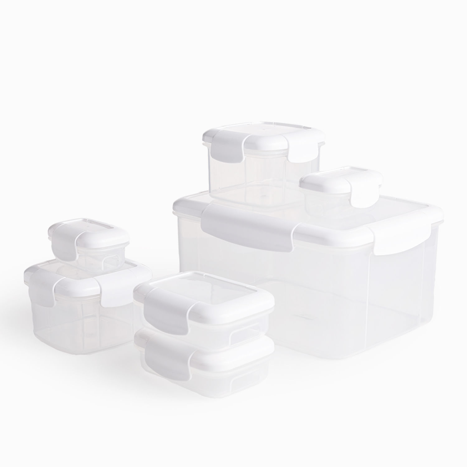 Recipientes herméticos blanco setx7