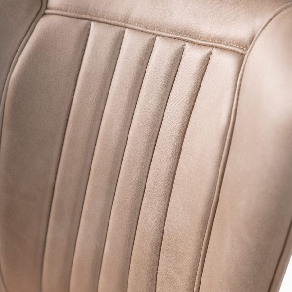 Silla de comedor lineas pata recta champagne - Imagen 4