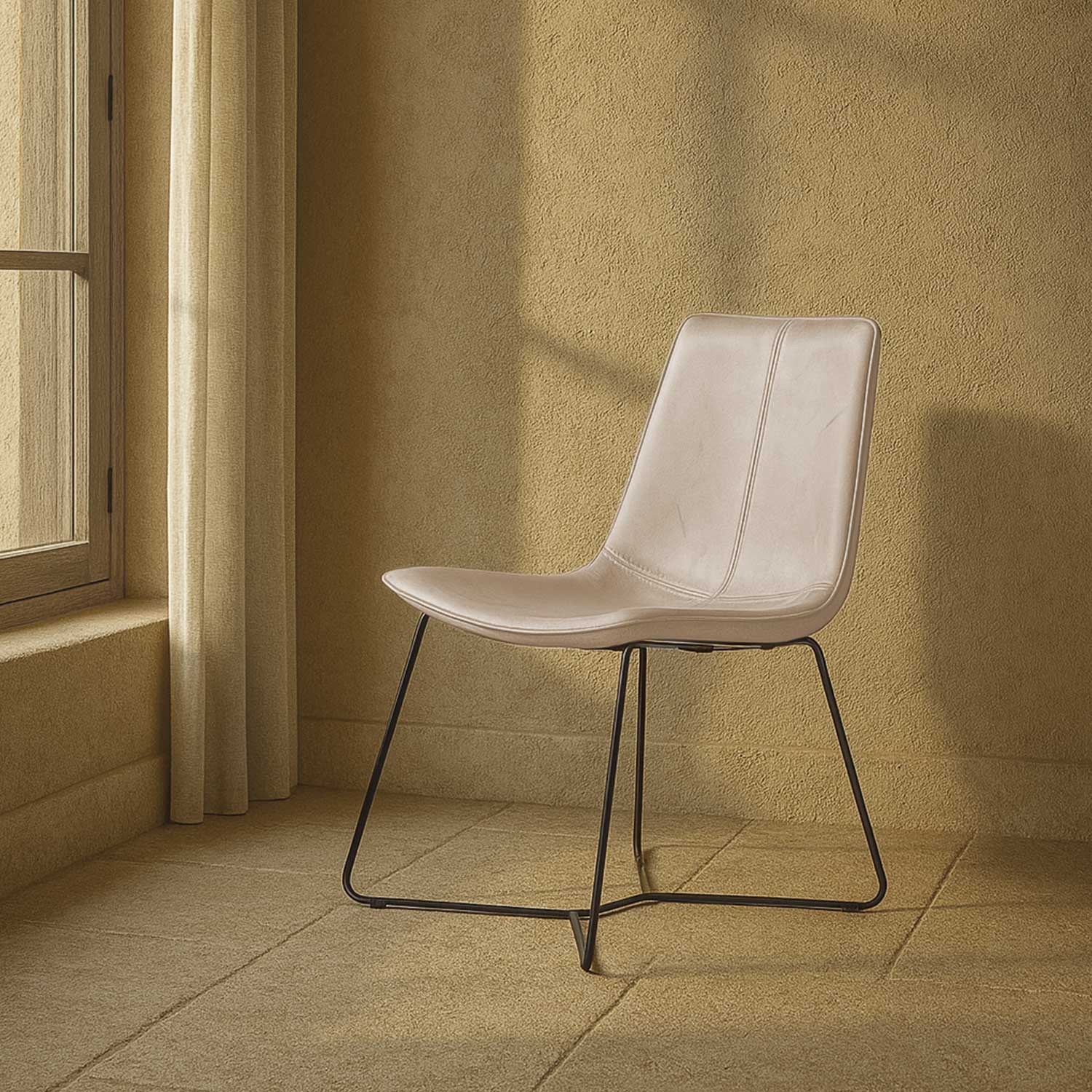 Silla de comedor slope champagne - Imagen 10