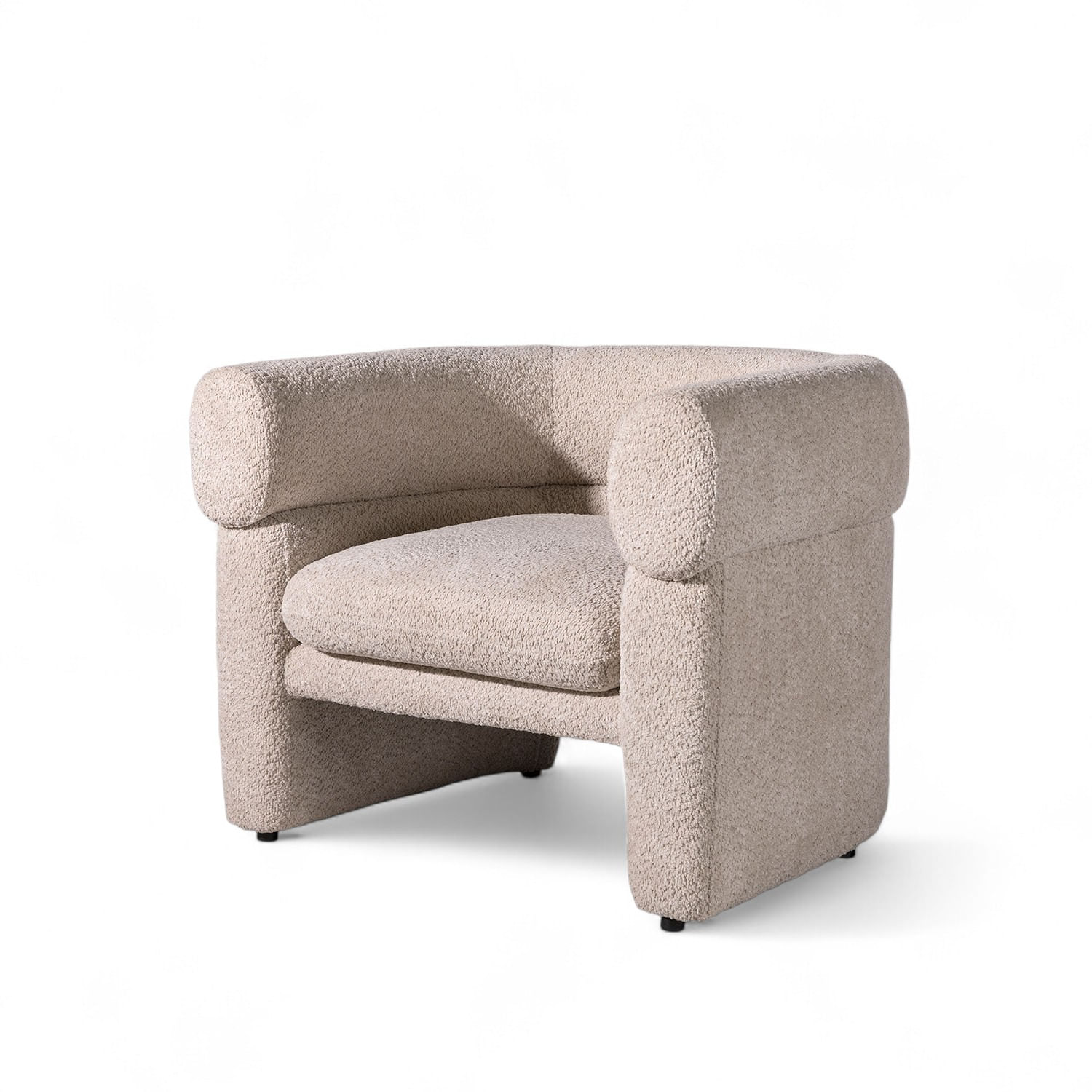 Poltrona Hada beige boucle 70x91x80 - Imagen 2