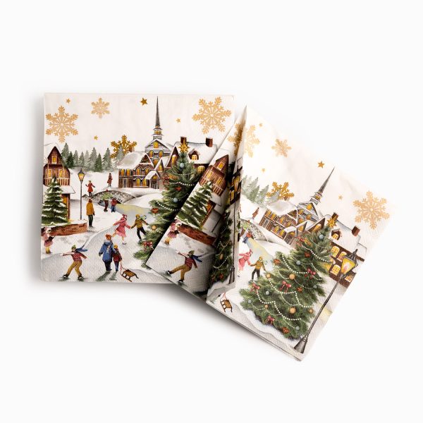 Servilletas snow ville - Imagen 3