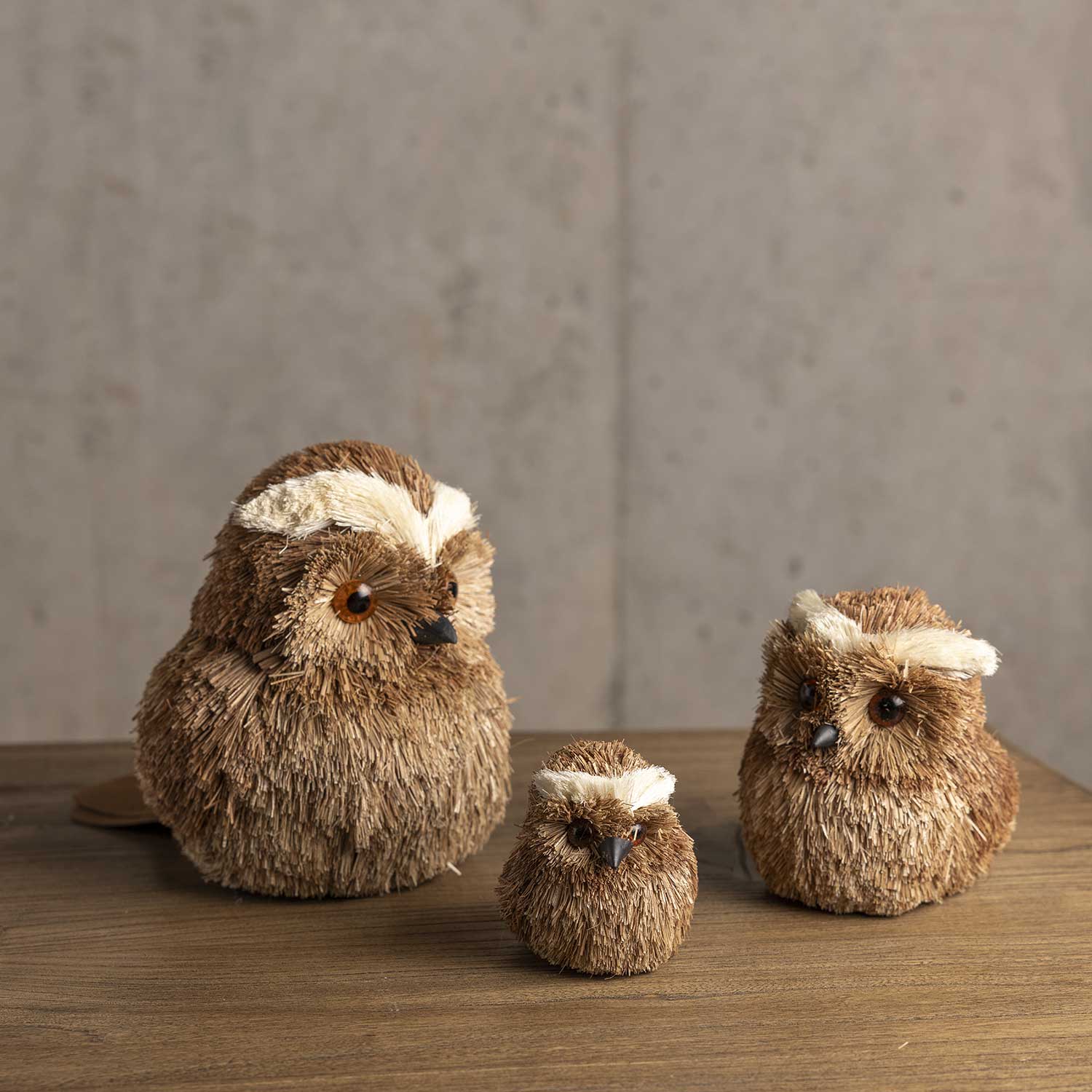 Búho yute 10cm - Imagen 2