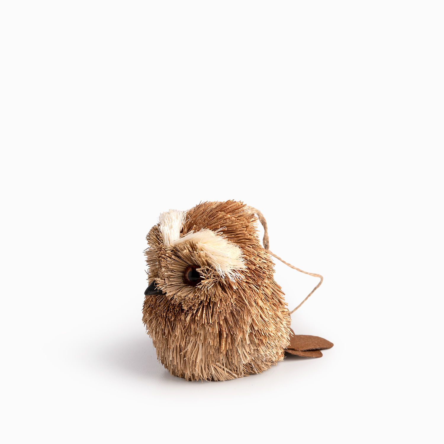 Búho yute colgante 10cm - Imagen 3