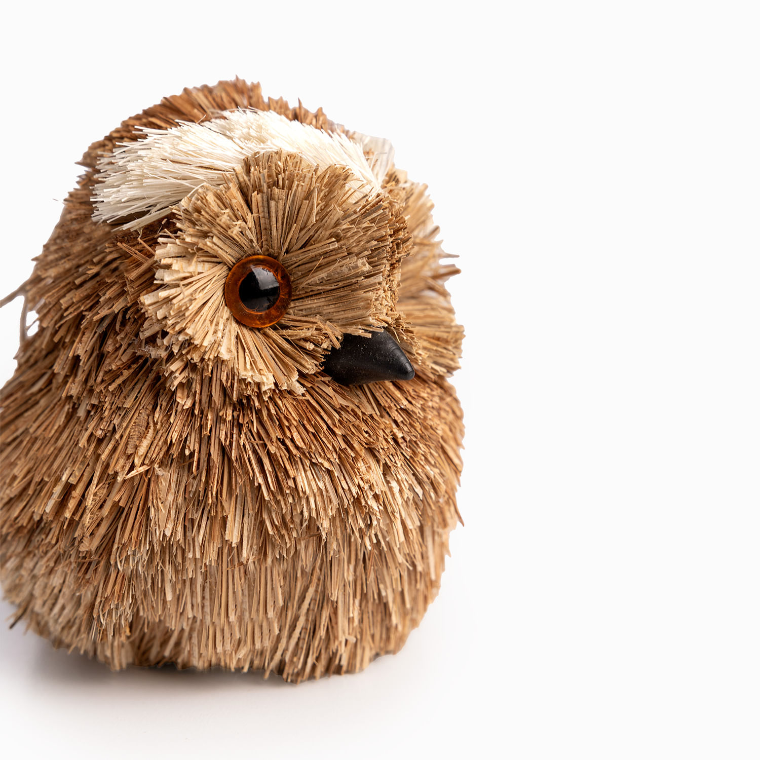Búho yute colgante 10cm