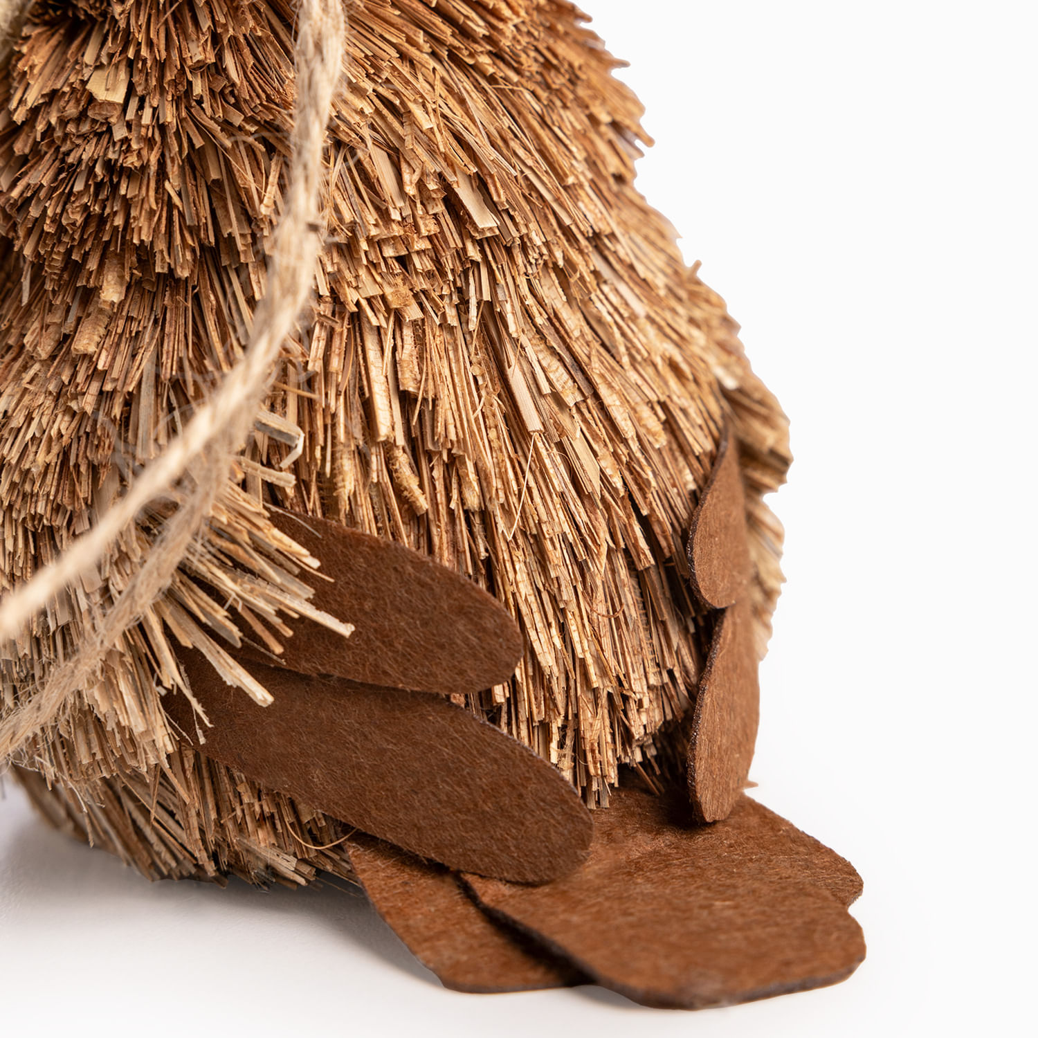 Búho yute colgante 10cm - Imagen 6