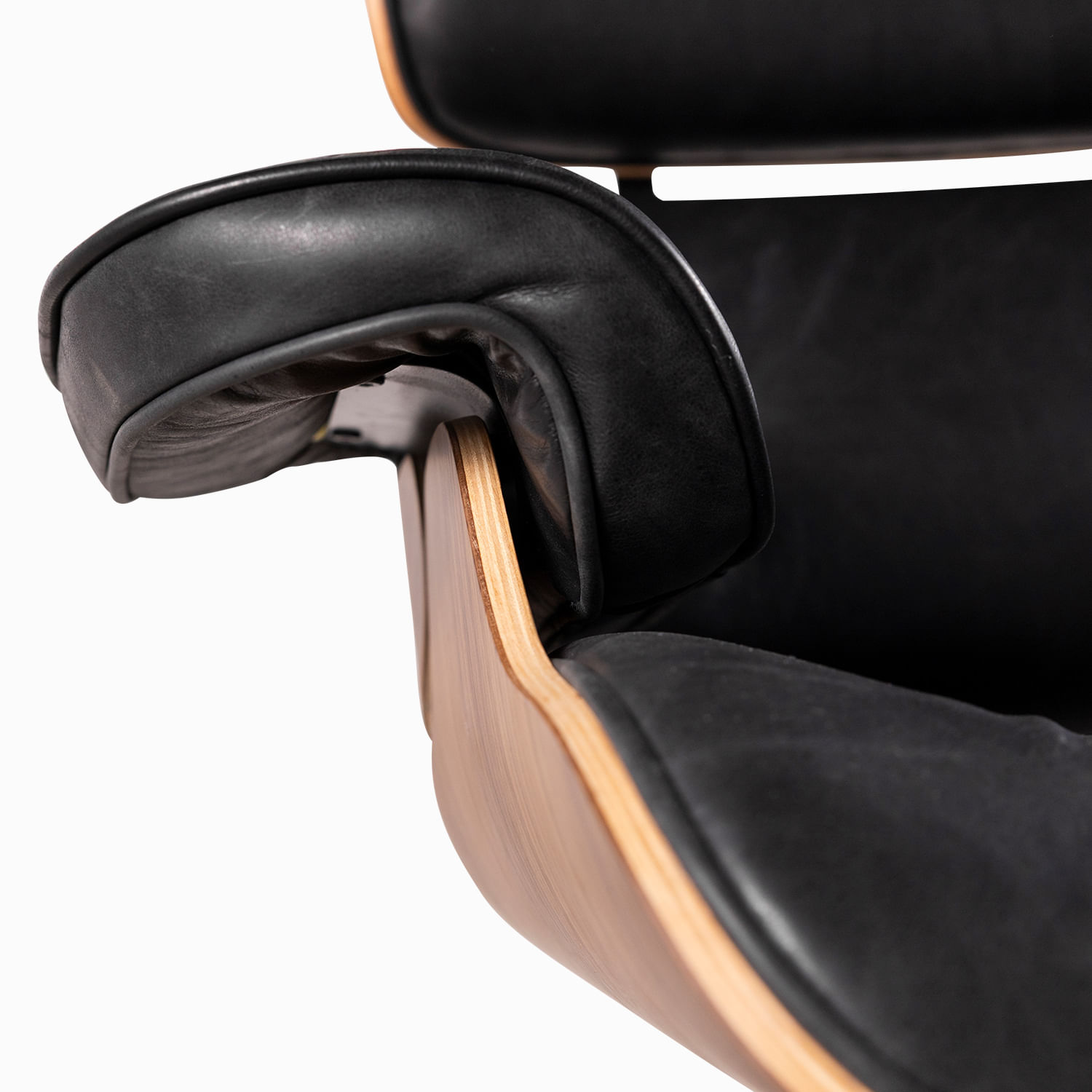 Poltrona reclinable negra - Imagen 3