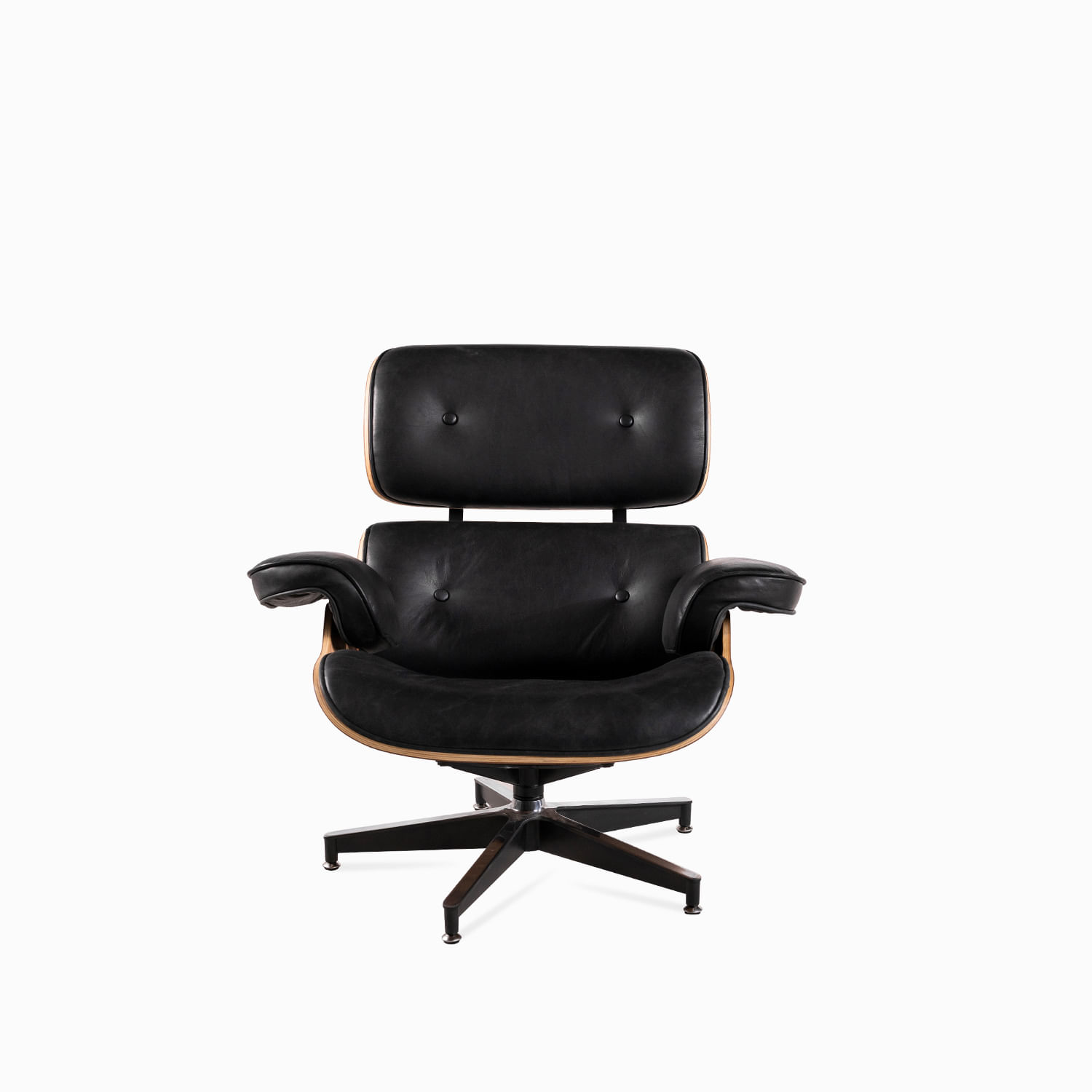 Poltrona reclinable negra