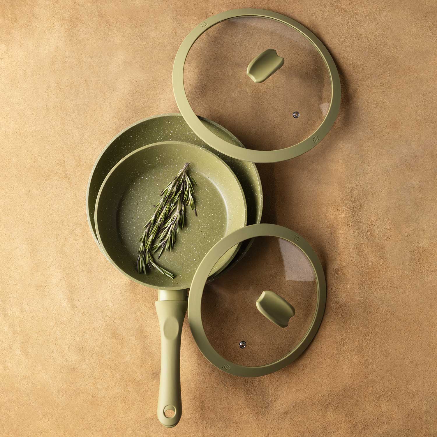 Sartén Olive con tapa 24cm - Imagen 4