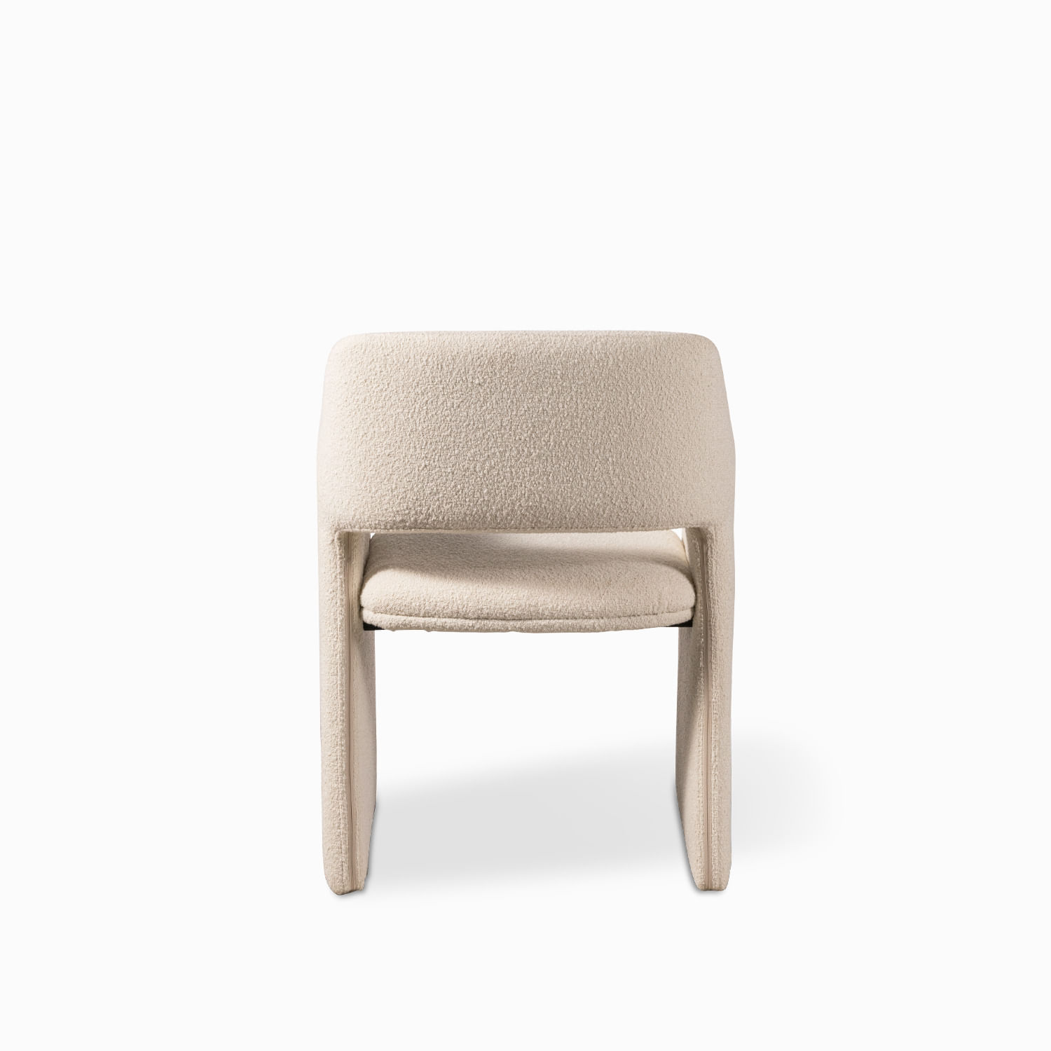 Silla comedor brazos yates beige boucle 79x59x57 - Imagen 7