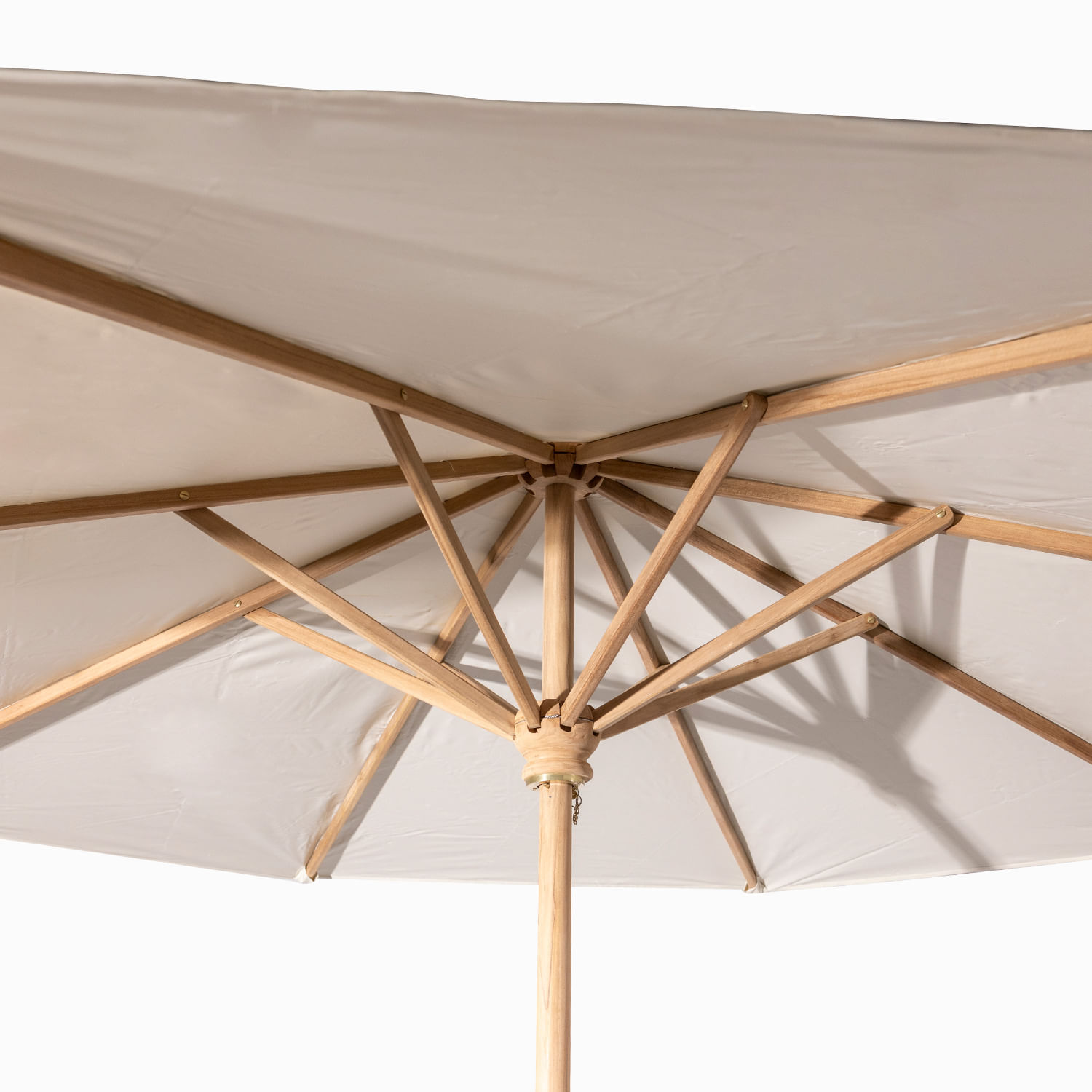 Sombrilla 300cm con soporte beige - Imagen 3