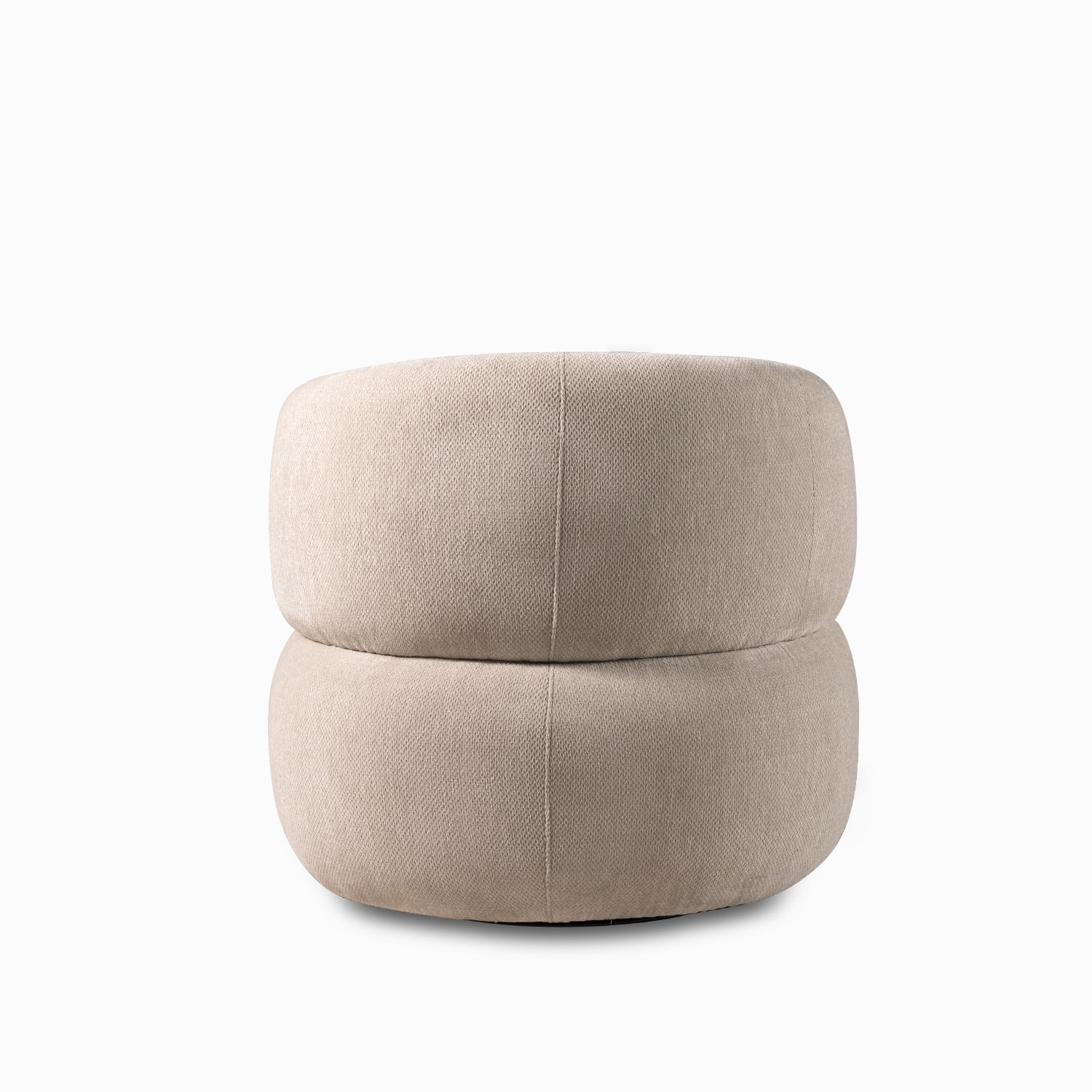 Poltrona Emilia taupe smooth 75x82x85 cm - Imagen 7