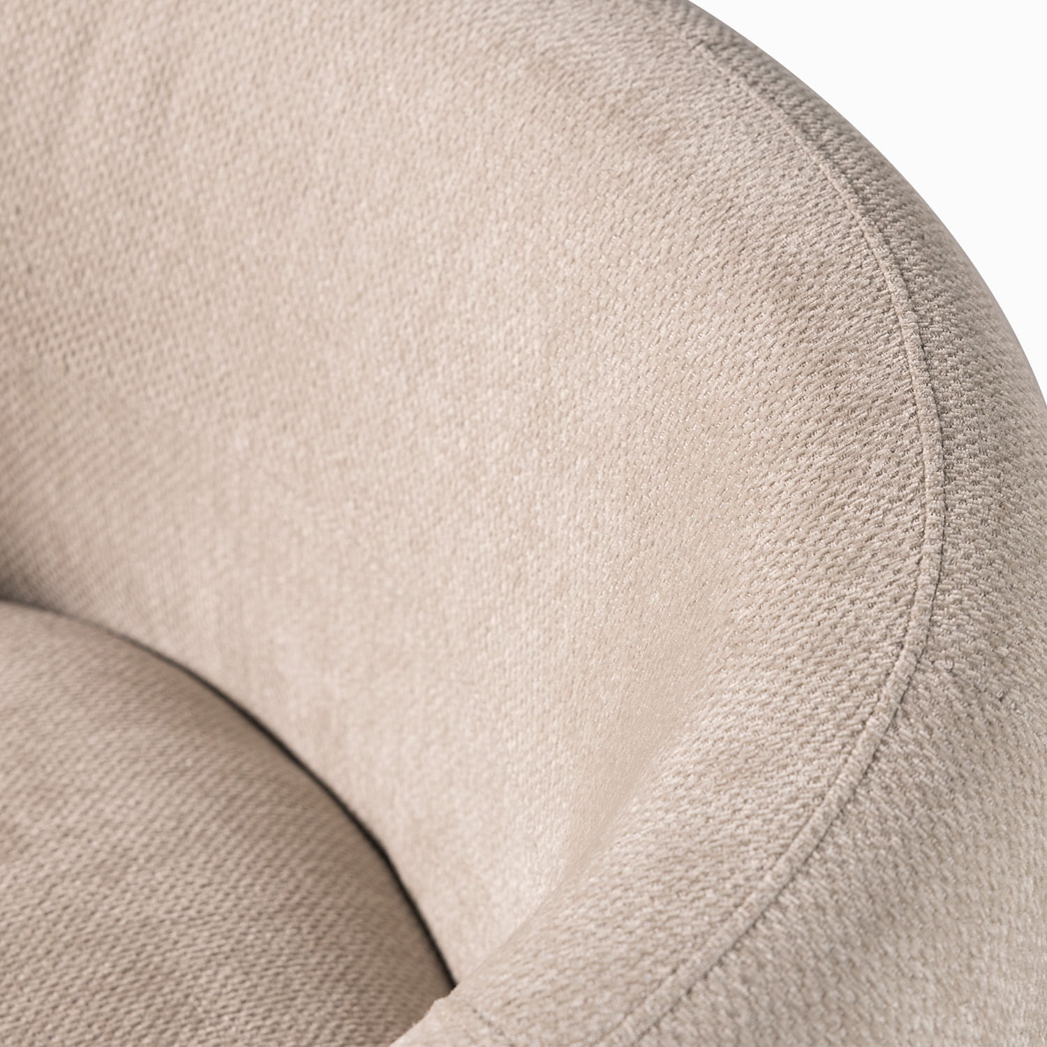 Poltrona Emilia taupe smooth 75x82x85 cm - Imagen 9