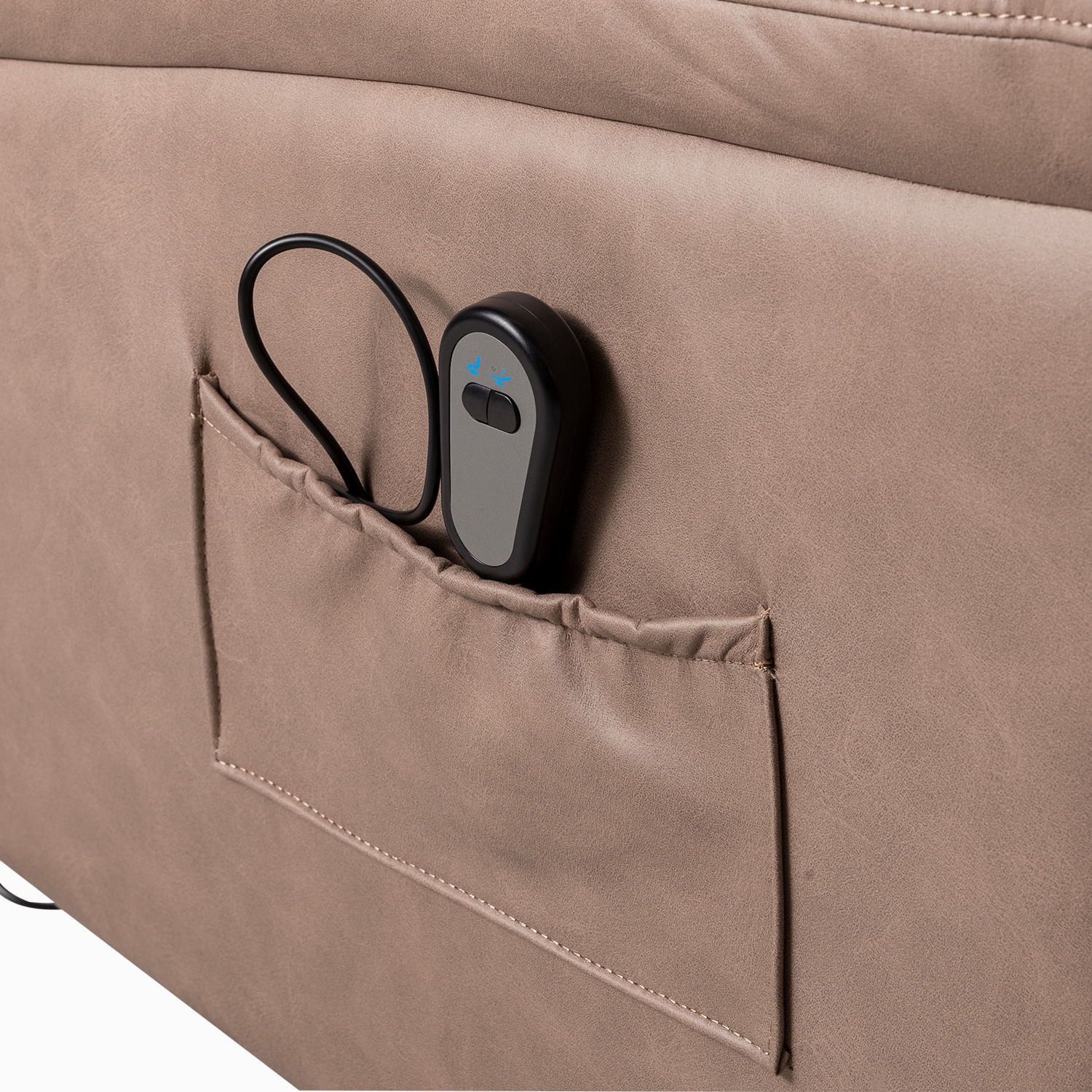 Reclinable eléctrico Axel 1 puesto moca - Imagen 4