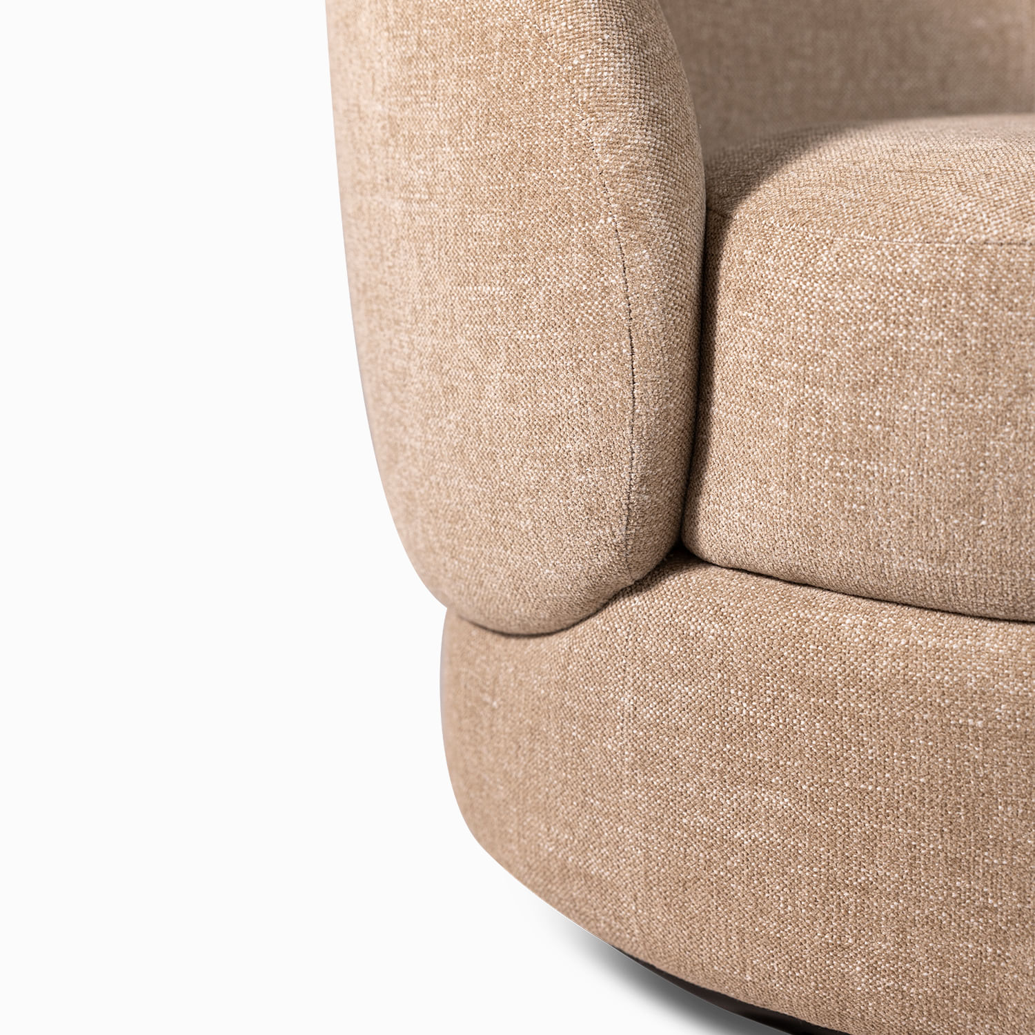 Poltrona Rocco giratoria caqui - Imagen 3