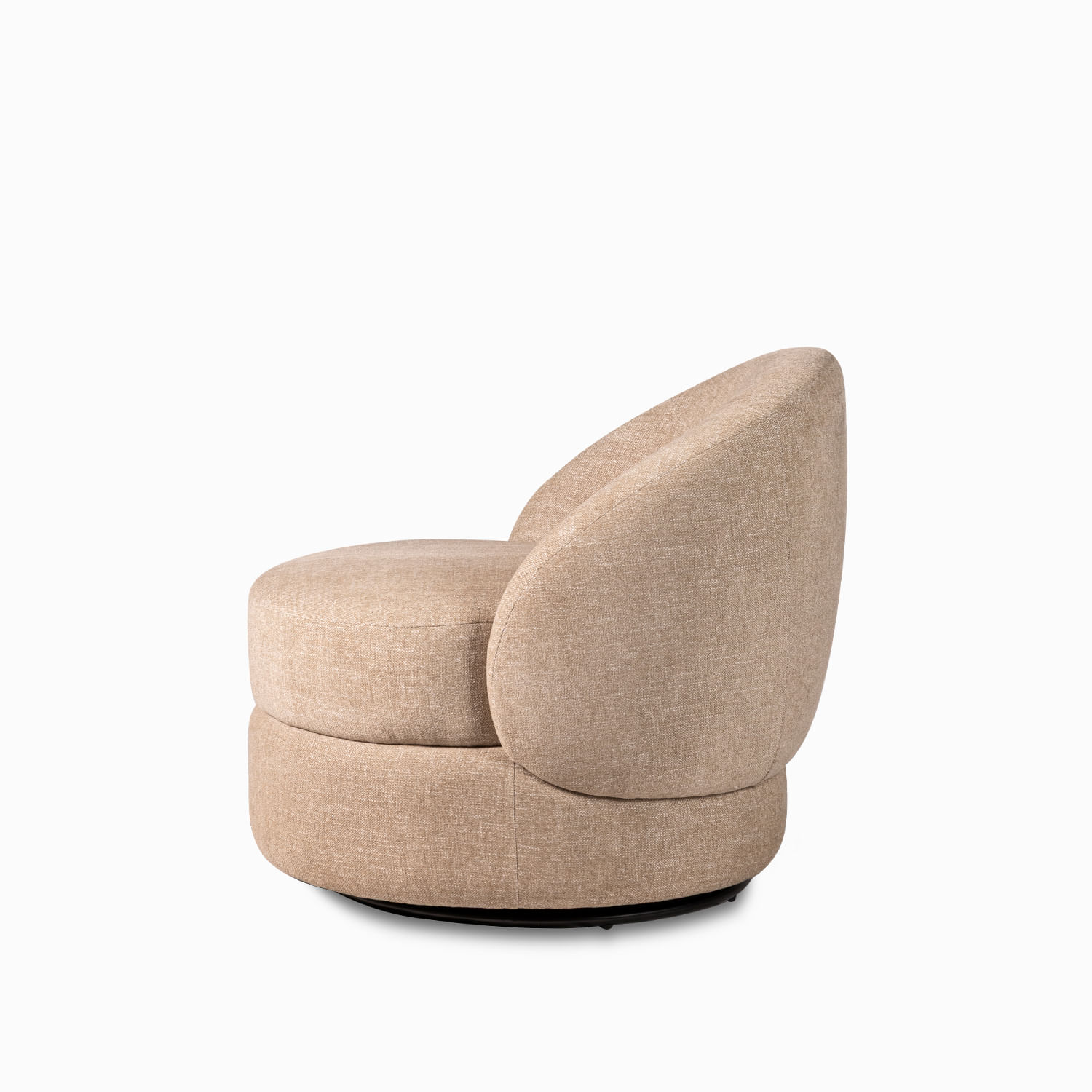 Poltrona Rocco giratoria caqui - Imagen 6