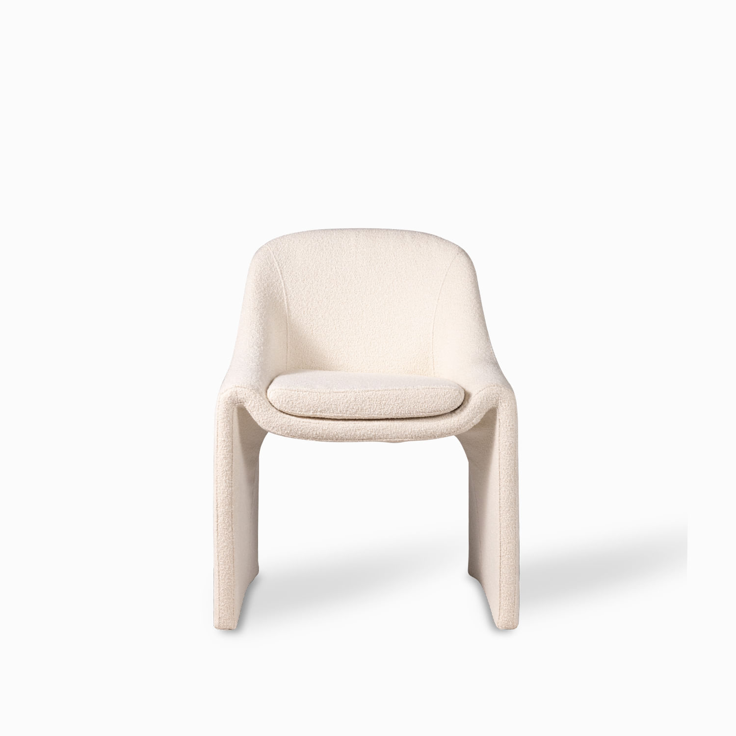 Silla de comedor Rossi beige 80x64x63 - Imagen 3